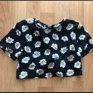 Sunflowers Crop Top